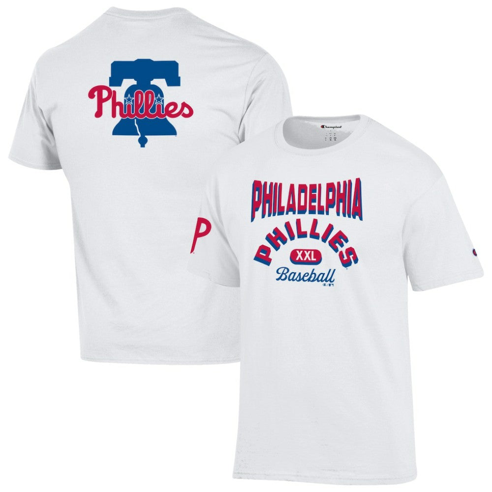 Philadelphia Phillies Champion 3-Hit Jersey T-Shirt White