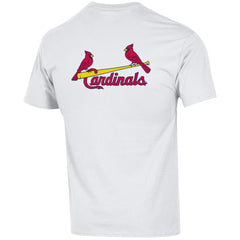 St. Louis Cardinals Champion 3-Hit Jersey T-Shirt White
