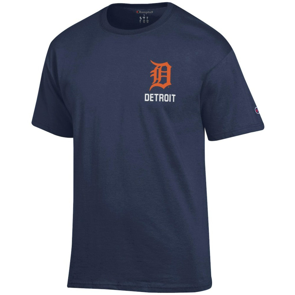 Detroit Tigers Champion Jersey T-Shirt Navy