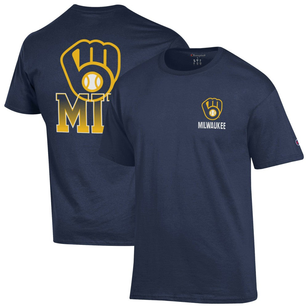 Milwaukee Brewers Champion Jersey T-Shirt Navy