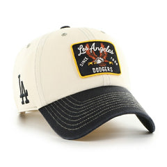 Los Angeles Dodgers Keepsake Collection Clean Up Adjustable Hat Natural/Black | 47 brand