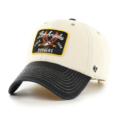 Los Angeles Dodgers Keepsake Collection Clean Up Adjustable Hat Natural/Black | 47 brand