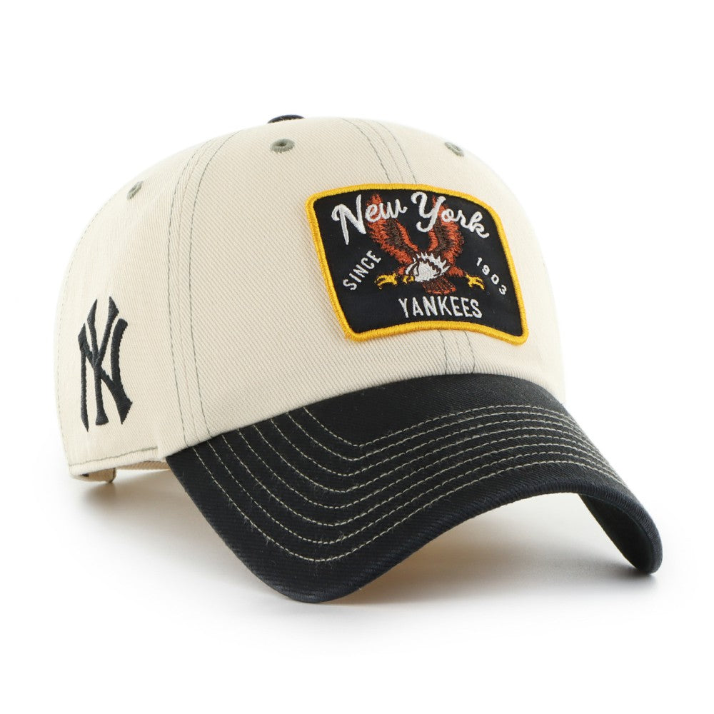 New York Yankees Keepsake Collection Clean Up Adjustable Hat Natural/Black | 47 brand