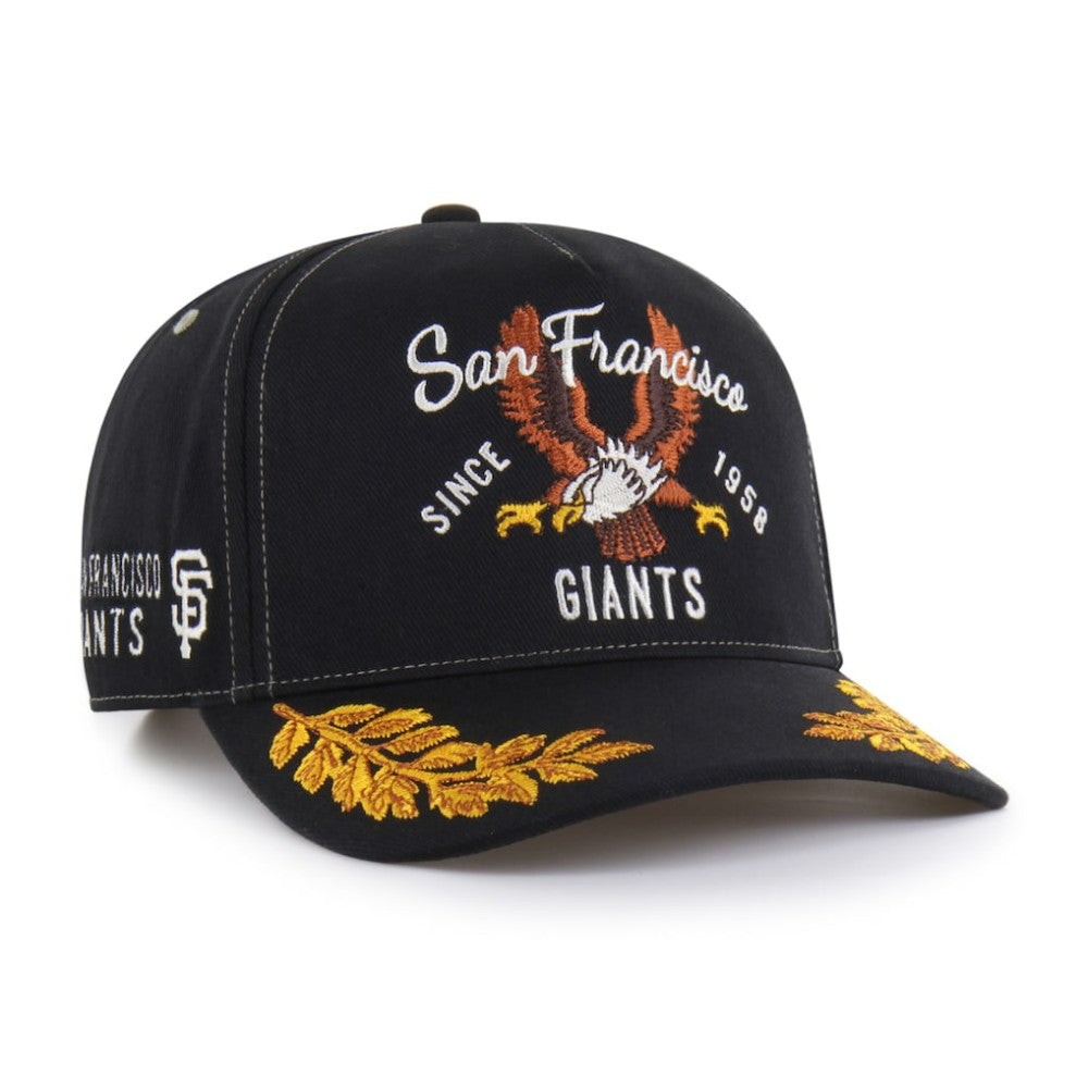San Francisco Giants Keepsake Collection Adjustable Hitch Hat Black | 47 brand