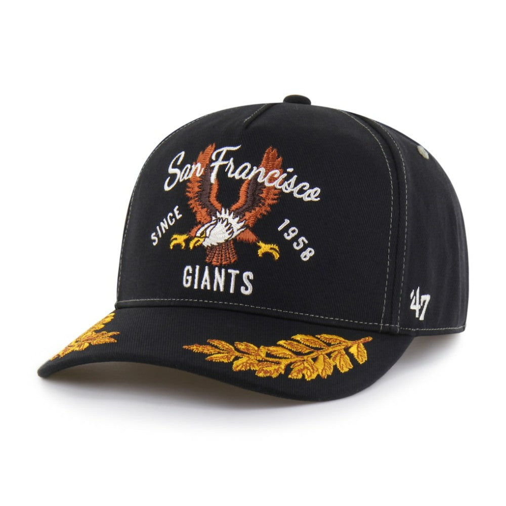 San Francisco Giants Keepsake Collection Adjustable Hitch Hat Black | 47 brand