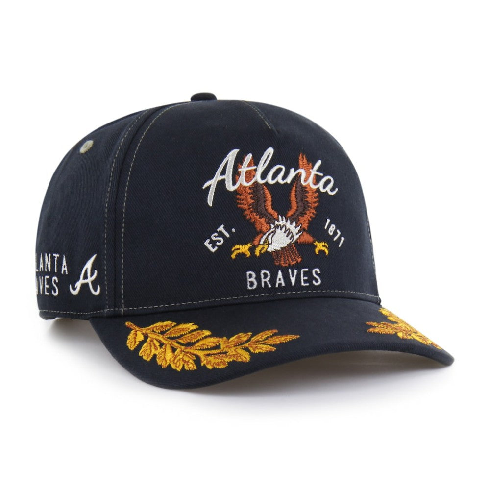 Atlanta Braves Keepsake Collection Adjustable Hitch Hat Navy | 47 brand
