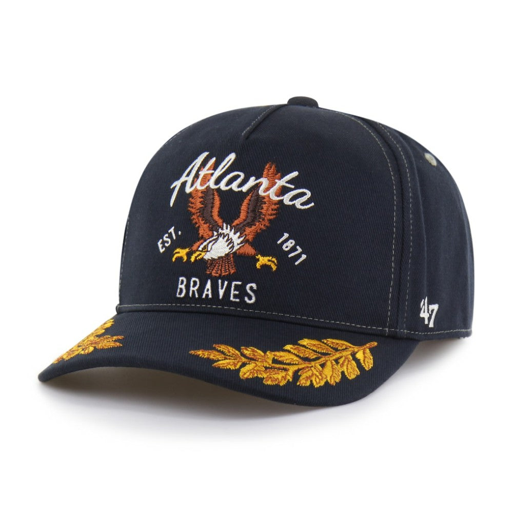 Atlanta Braves Keepsake Collection Adjustable Hitch Hat Navy | 47 brand