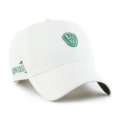 Milwaukee Brewers Elevated Greens Clean Up Adjustable Hat White | 47 brand