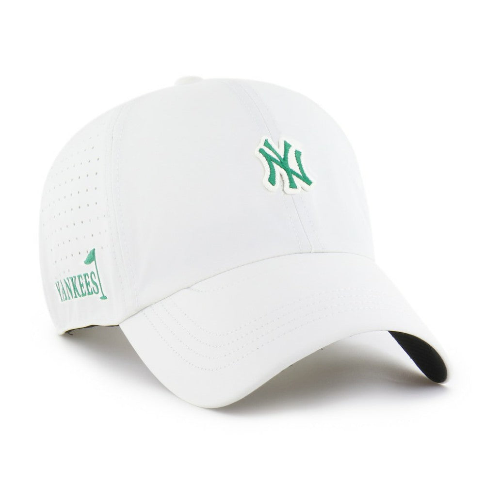 New York Yankees Elevated Greens Clean Up Adjustable Hat White | 47 brand