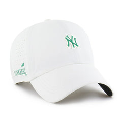 New York Yankees Elevated Greens Clean Up Adjustable Hat White | 47 brand