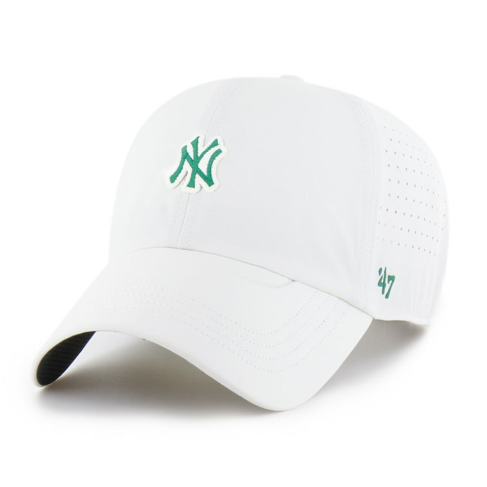 New York Yankees Elevated Greens Clean Up Adjustable Hat White | 47 brand