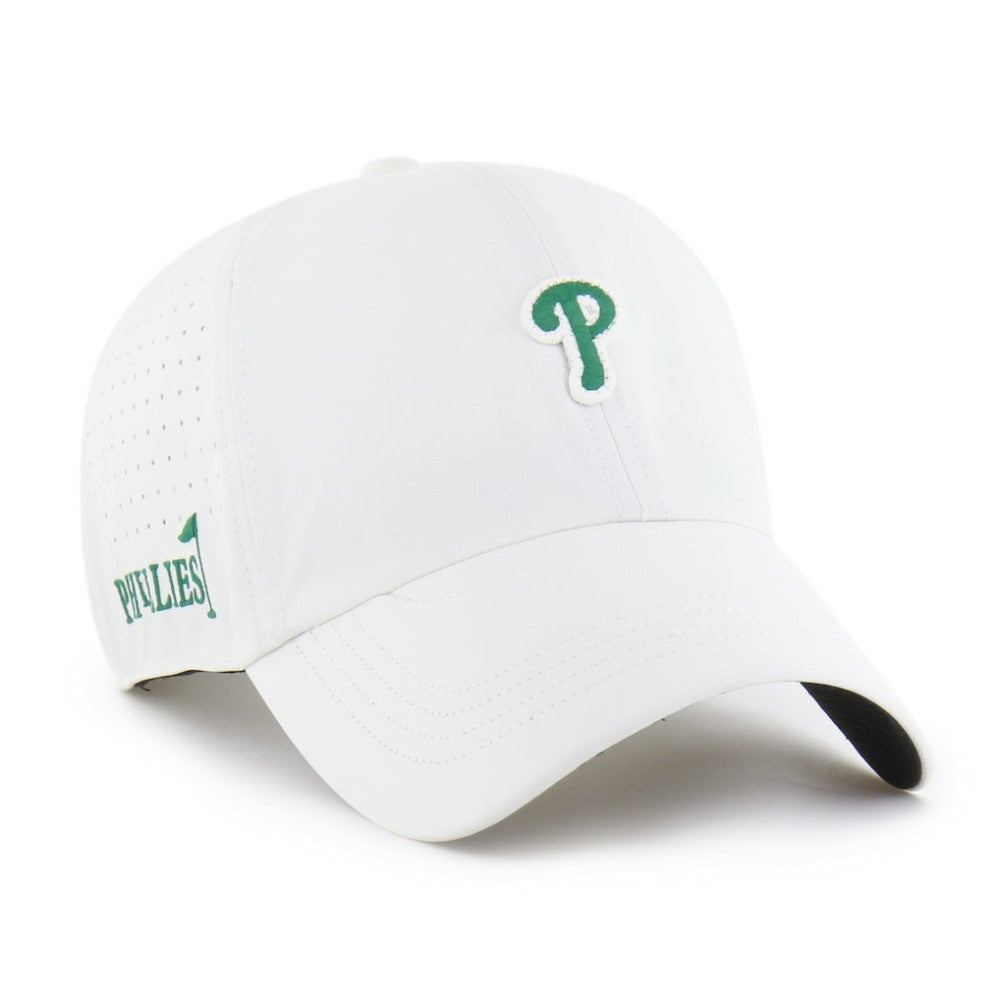 Philadelphia Phillies Elevated Greens Clean Up Adjustable Hat White | 47 brand