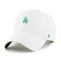 Los Angeles Dodgers Elevated Greens Clean Up Adjustable Hat White | 47 brand