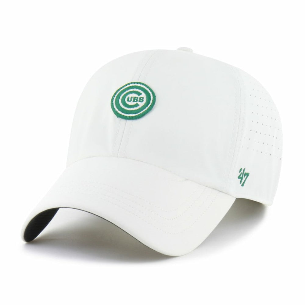 Chicago Cubs Elevated Greens Clean Up Adjustable Hat White | 47 brand