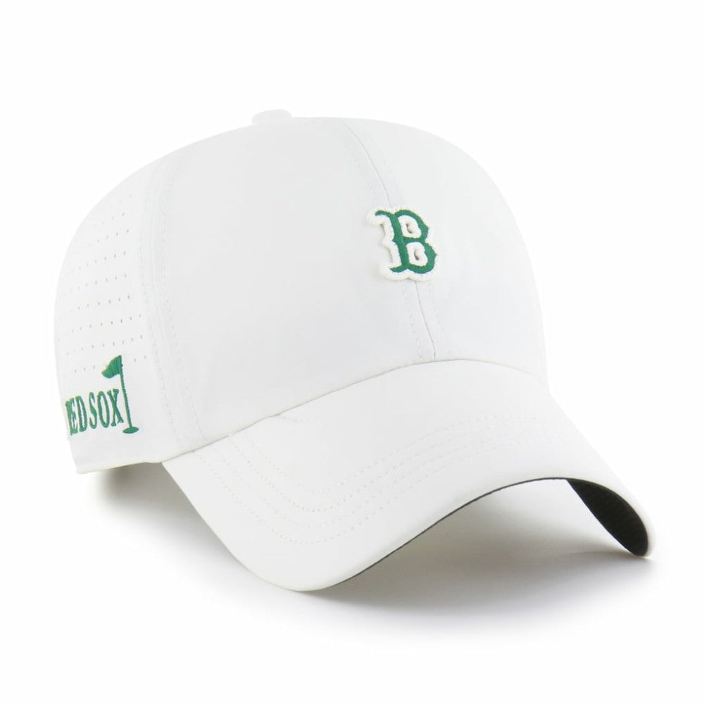 Boston Red Sox Elevated Greens Clean Up Adjustable Hat White | 47 brand