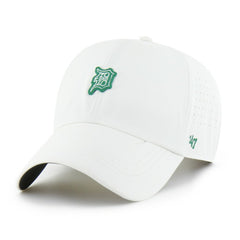 Detroit Tigers Elevated Greens Clean Up Adjustable Hat White | 47 brand