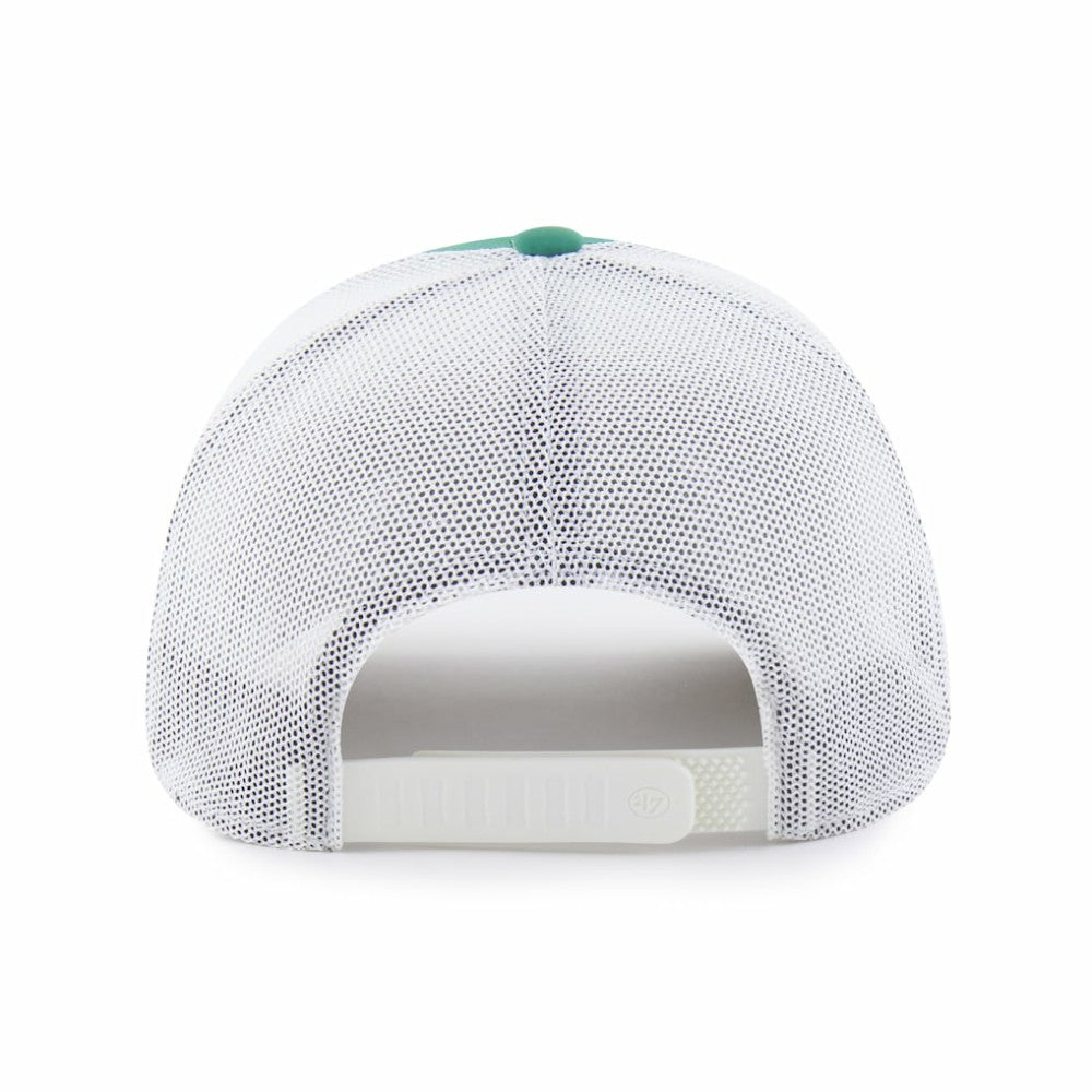New York Yankees Elevated Greens Adjustable Trucker Hat Kelly Green/White | 47 brand