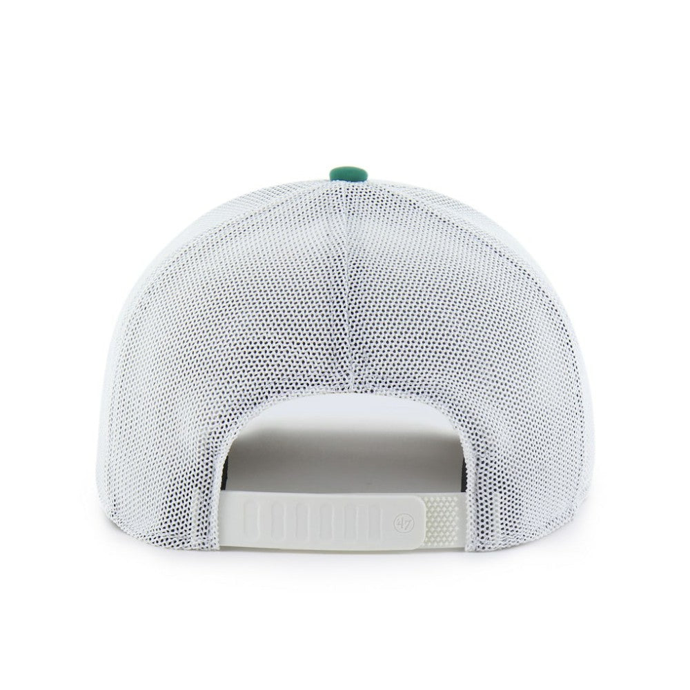 San Diego Padres Elevated Greens Adjustable Trucker Hat Kelly Green/White | 47 brand