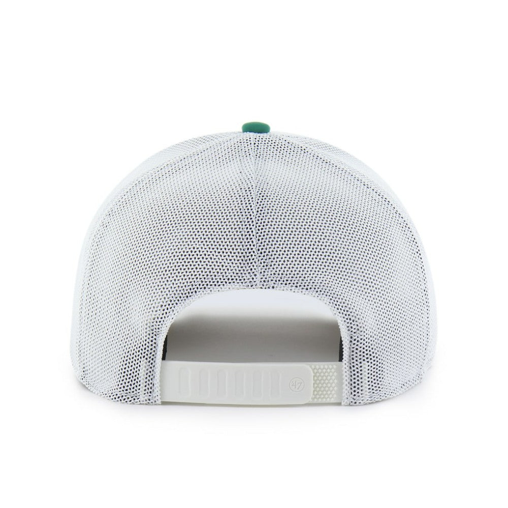 Chicago Cubs Elevated Greens Adjustable Trucker Hat Kelly Green/White | 47 brand