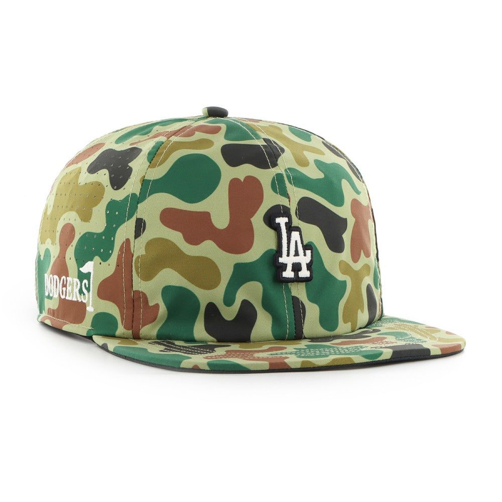 Los Angeles Dodgers Elevated Greens Captain Adjustable Hat Camo | 47 brand