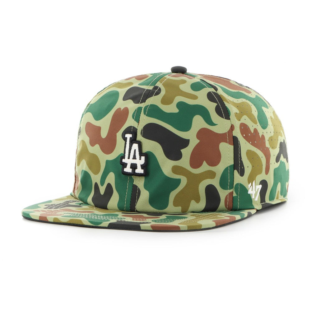 Los Angeles Dodgers Elevated Greens Captain Adjustable Hat Camo | 47 brand