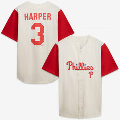 Philadelphia Phillies Profile Big & Tall Two-Color Fashion Jersey Cream/Red