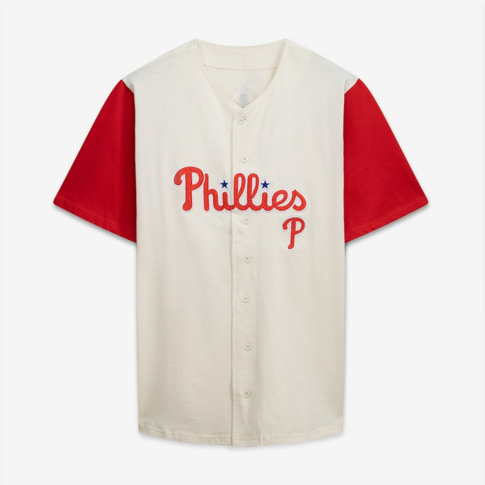Philadelphia Phillies Profile Big & Tall Two-Color Fashion Jersey Cream/Red