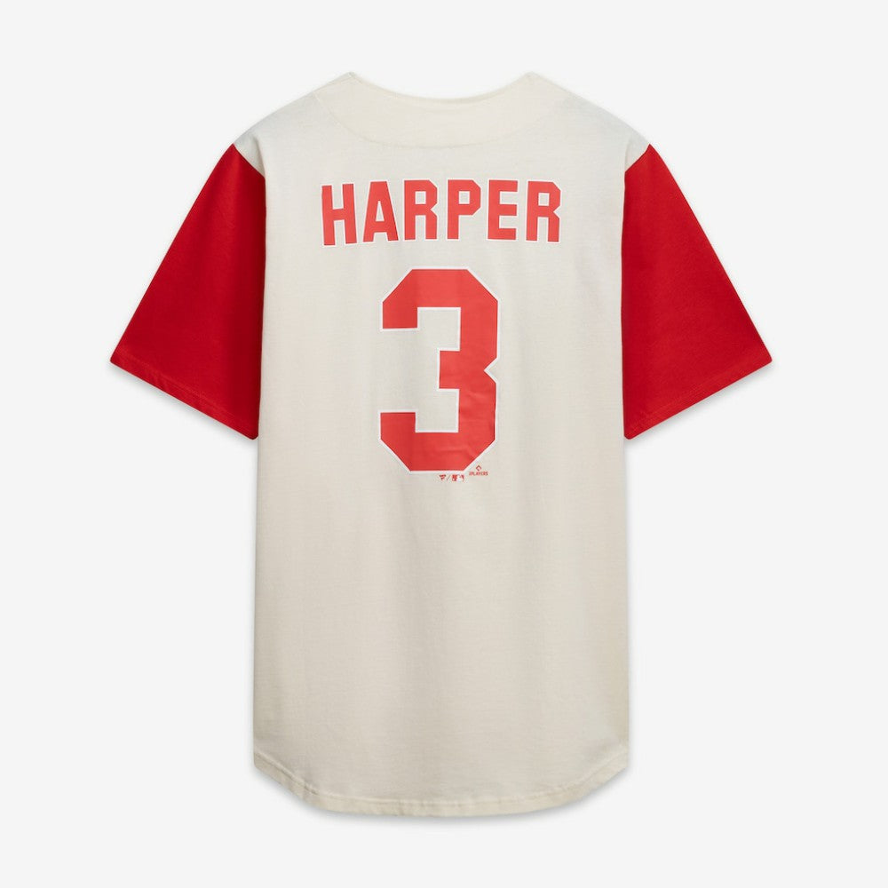 Philadelphia Phillies Profile Big & Tall Two-Color Fashion Jersey Cream/Red