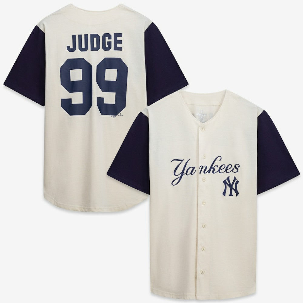New York Yankees Profile Big & Tall Two-Color Fashion Jersey Cream/Navy
