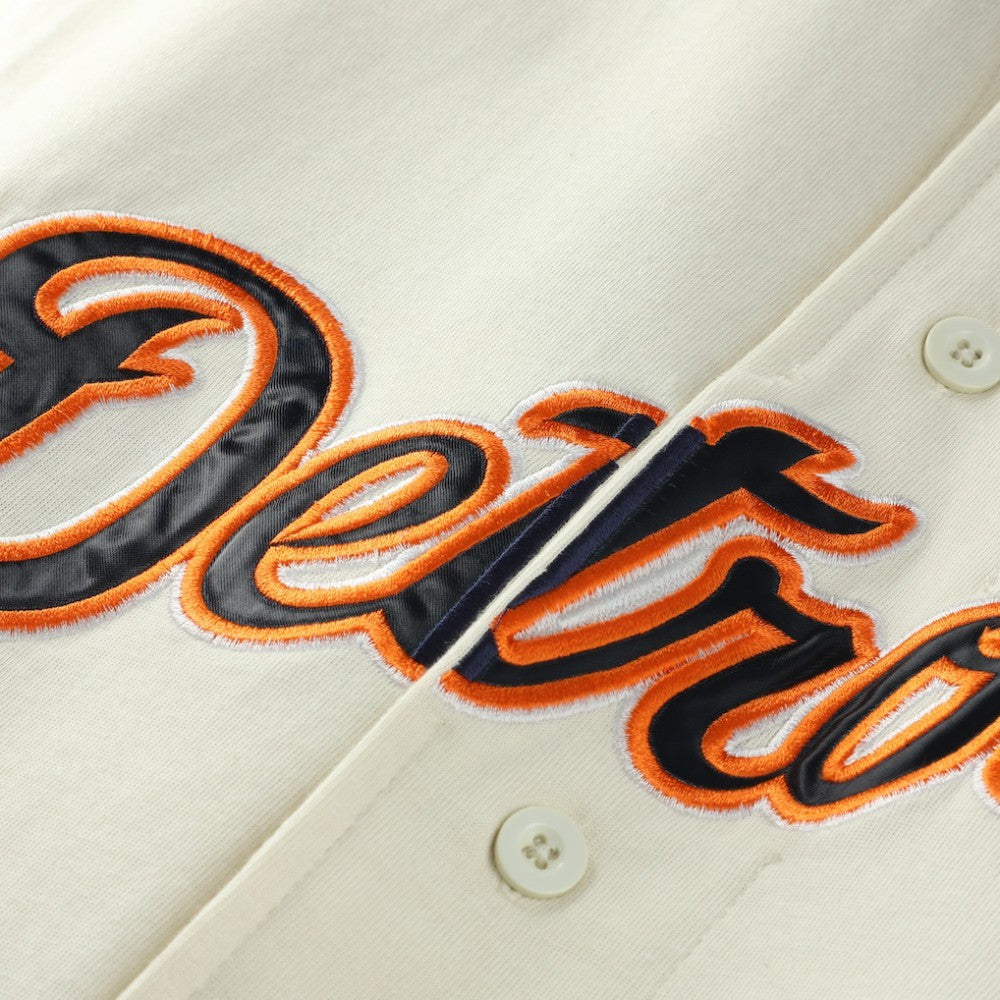 Detroit Tigers Profile Big & Tall Two-Color Fashion Jersey Cream/Navy
