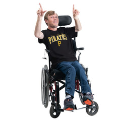 Pittsburgh Pirates G-III Sports by Carl Banks Adaptive Classic Team Spirit T-Shirt Black