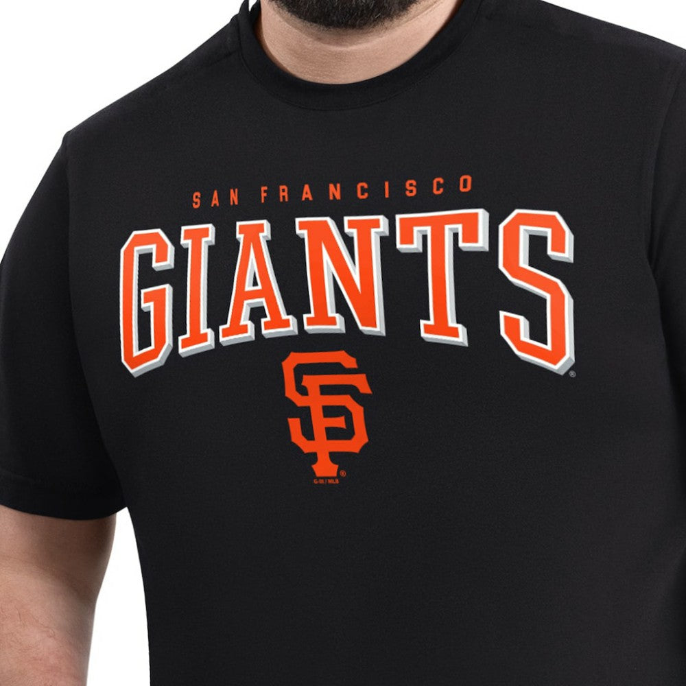 San Francisco Giants G-III Sports by Carl Banks Adaptive Classic Team Spirit T-Shirt Black