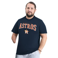 Houston Astros G-III Sports by Carl Banks Adaptive Classic Team Spirit T-Shirt Navy