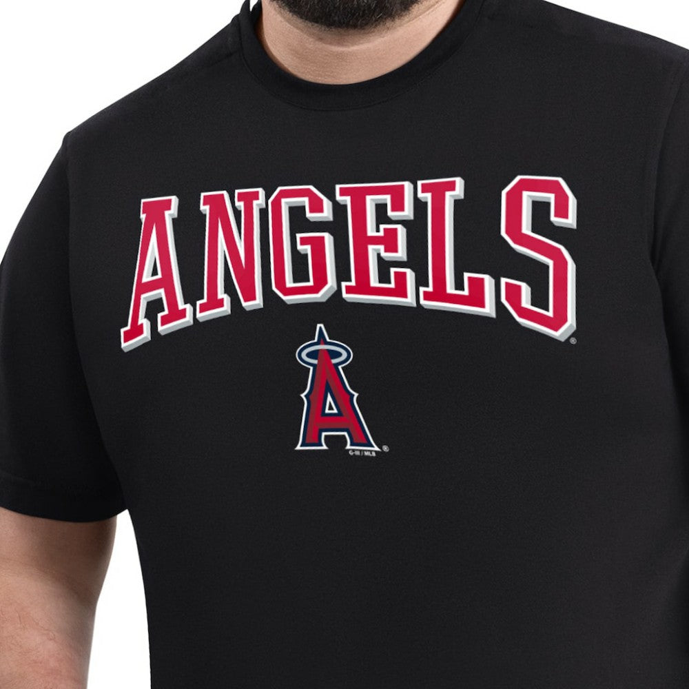 Los Angeles Angels G-III Sports by Carl Banks Adaptive Classic Team Spirit T-Shirt Navy