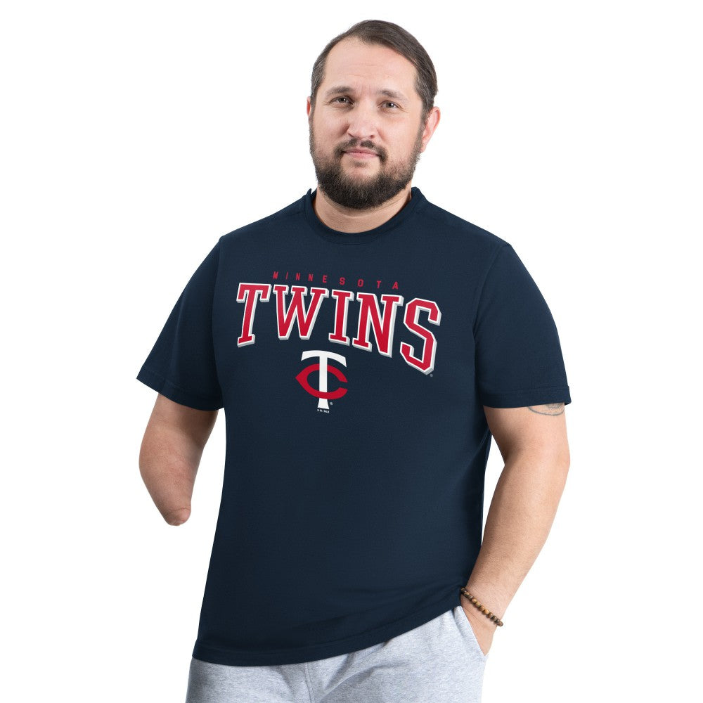 Minnesota Twins G-III Sports by Carl Banks Adaptive Classic Team Spirit T-Shirt Navy
