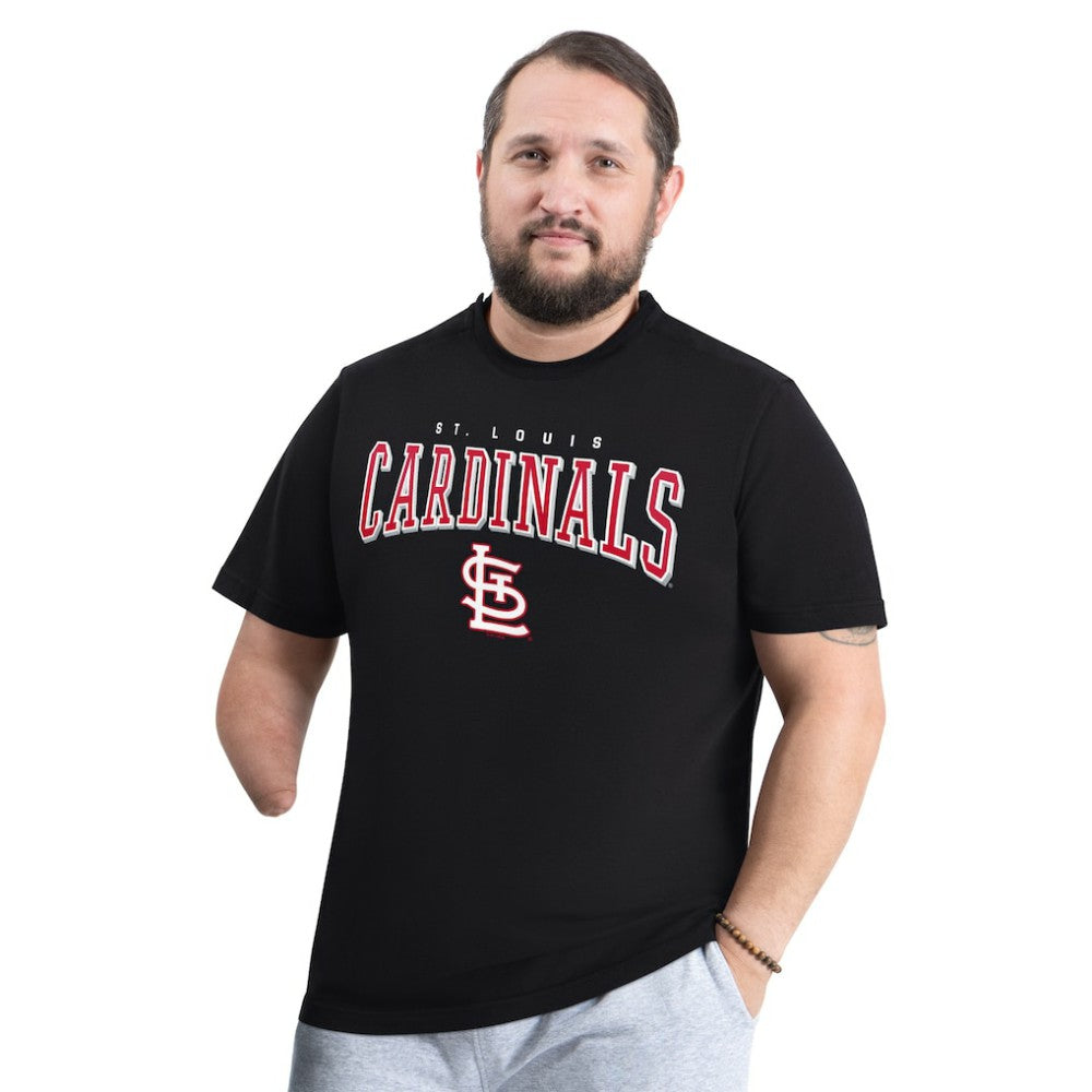 St. Louis Cardinals G-III Sports by Carl Banks Adaptive Classic Team Spirit T-Shirt Navy