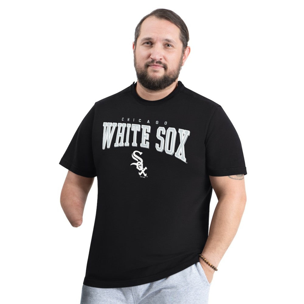 Chicago White Sox G-III Sports by Carl Banks Adaptive Classic Team Spirit T-Shirt Black