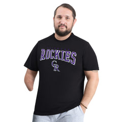 Colorado Rockies G-III Sports by Carl Banks Adaptive Classic Team Spirit T-Shirt Black