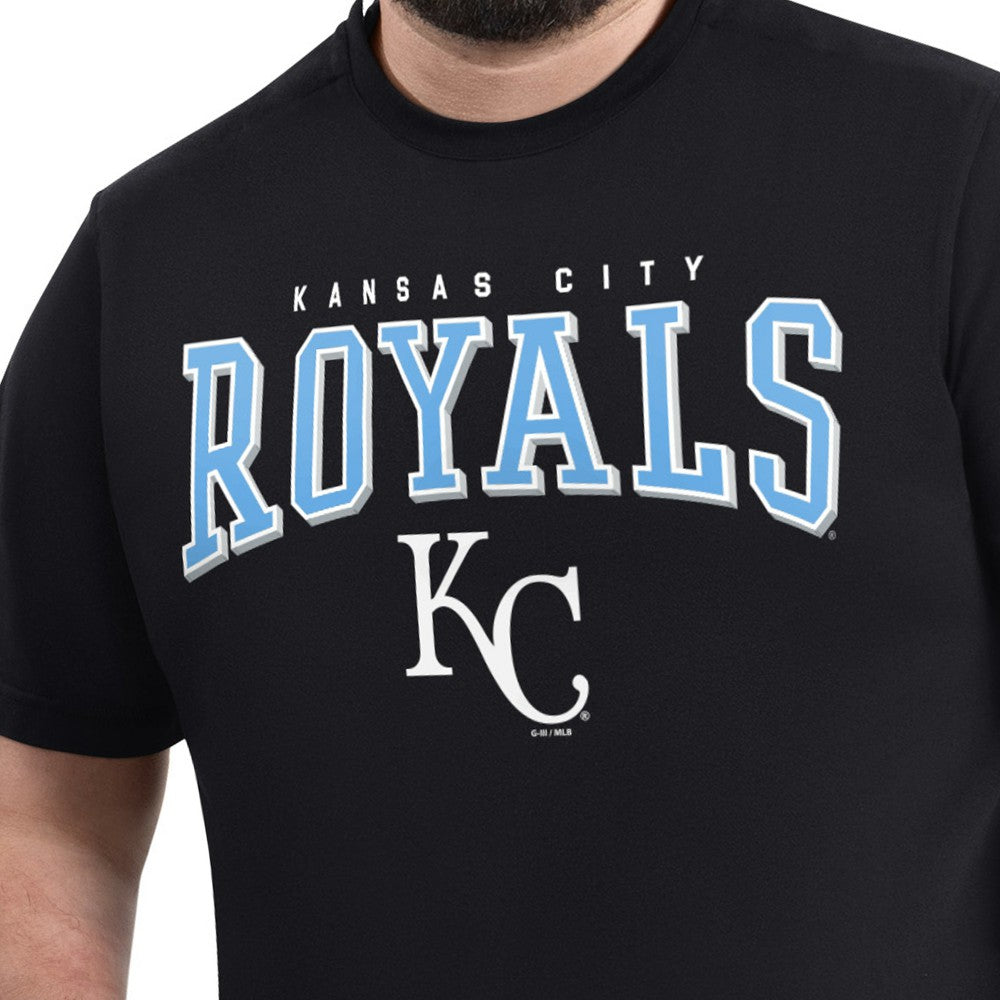 Kansas City Royals G-III Sports by Carl Banks Adaptive Classic Team Spirit T-Shirt Black
