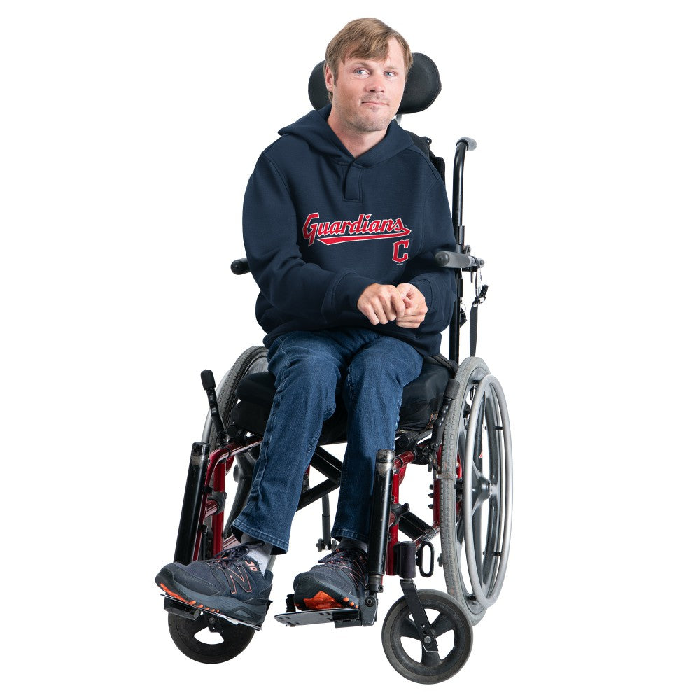Cleveland Guardians G-III Sports by Carl Banks Adaptive Lockup Fleece Hoodie Navy