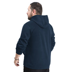 Milwaukee Brewers G-III Sports by Carl Banks Adaptive Lockup Fleece Hoodie Navy