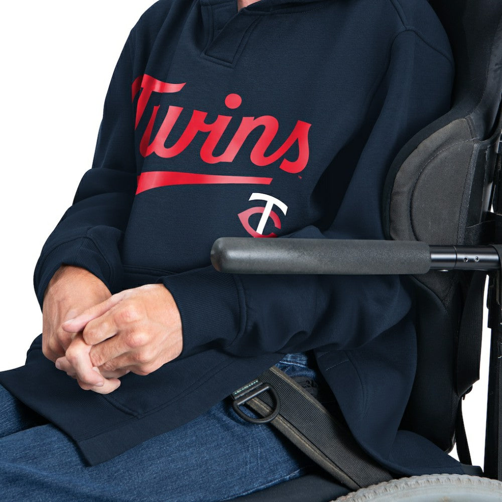Minnesota Twins G-III Sports by Carl Banks Adaptive Lockup Fleece Hoodie Navy
