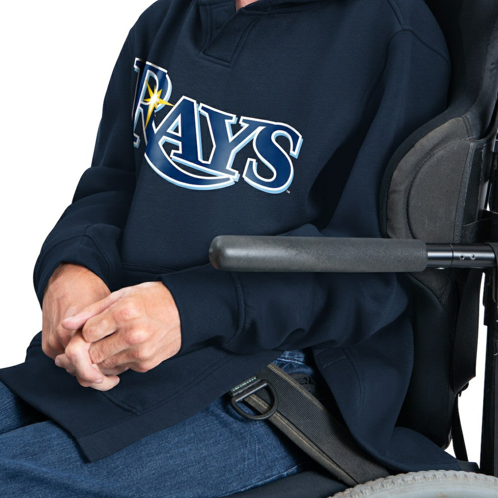 Tampa Bay Rays G-III Sports by Carl Banks Adaptive Lockup Fleece Hoodie Navy