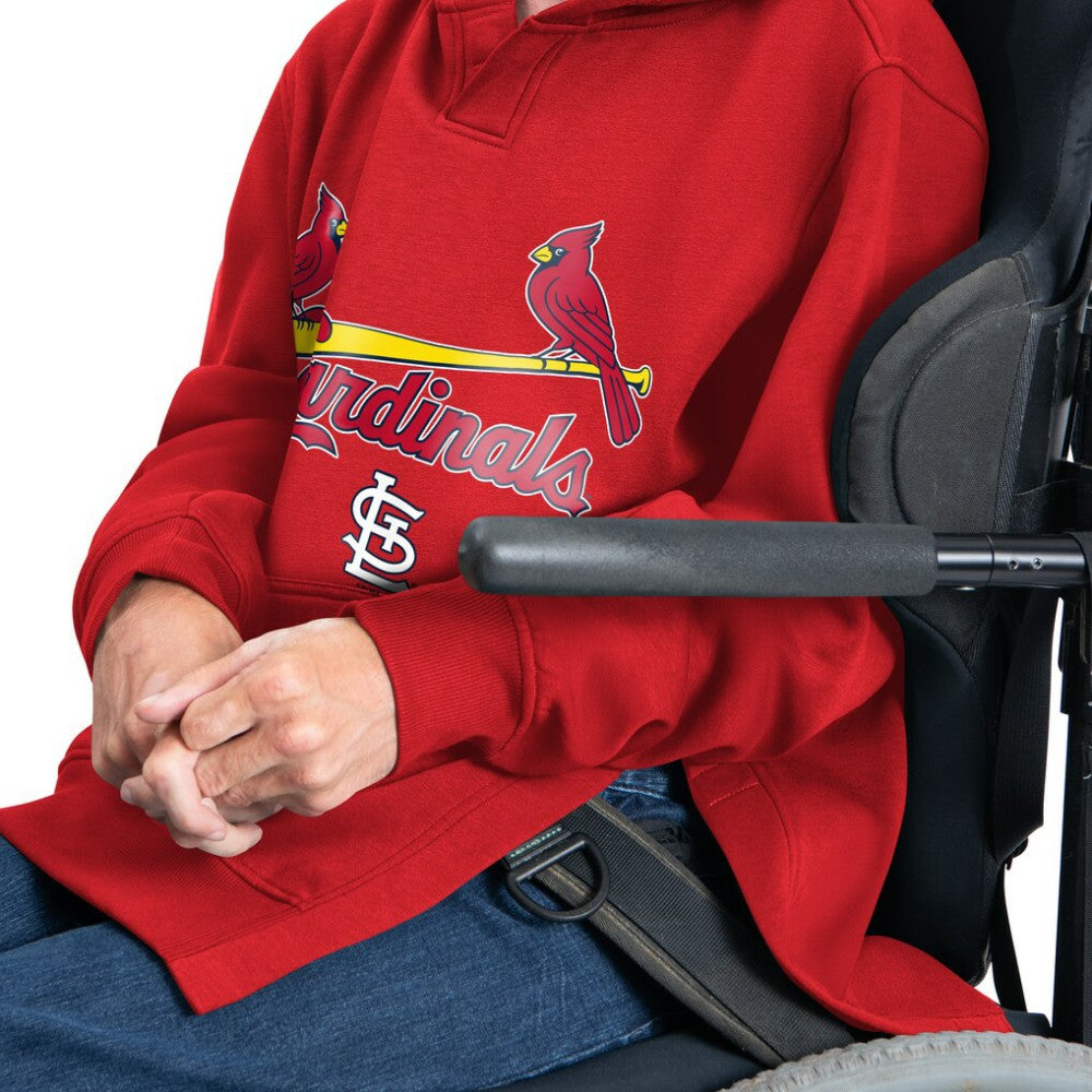 St. Louis Cardinals G-III Sports by Carl Banks Adaptive Lockup Fleece Hoodie Red