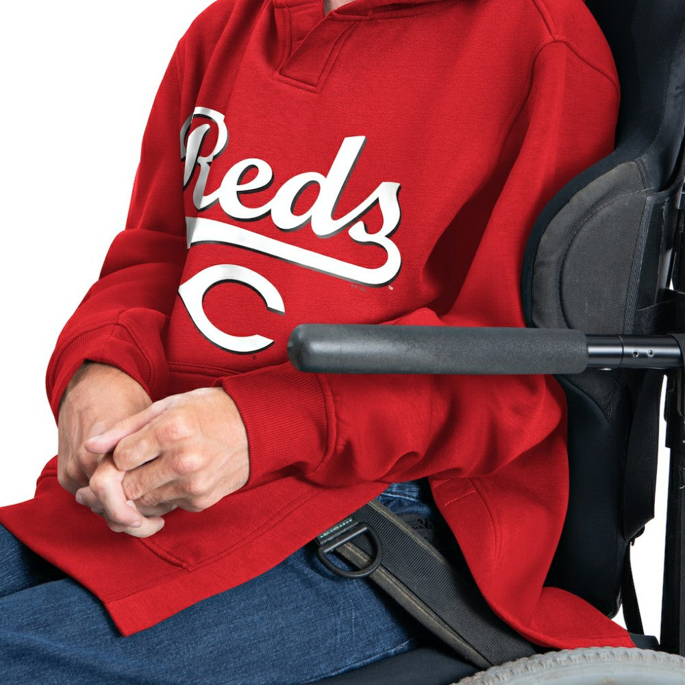 Cincinnati Reds G-III Sports by Carl Banks Adaptive Lockup Fleece Hoodie Red