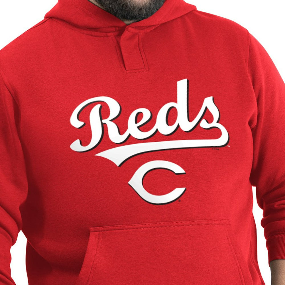 Cincinnati Reds G-III Sports by Carl Banks Adaptive Lockup Fleece Hoodie Red