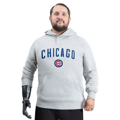 Chicago Cubs G-III Sports by Carl Banks Adaptive Lockup Fleece Hoodie Gray