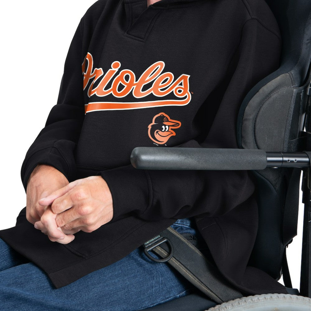 Baltimore Orioles G-III Sports by Carl Banks Adaptive Lockup Fleece Hoodie Black