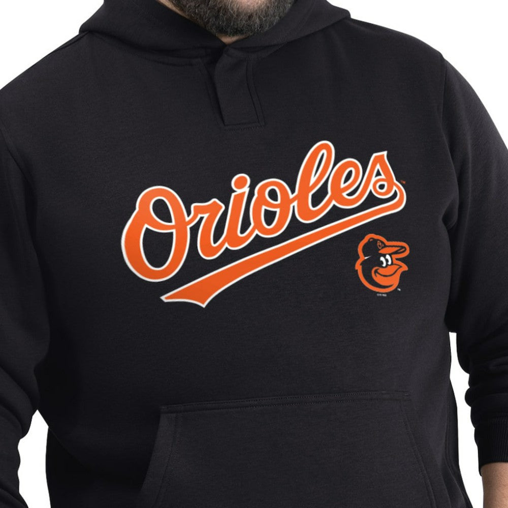 Baltimore Orioles G-III Sports by Carl Banks Adaptive Lockup Fleece Hoodie Black
