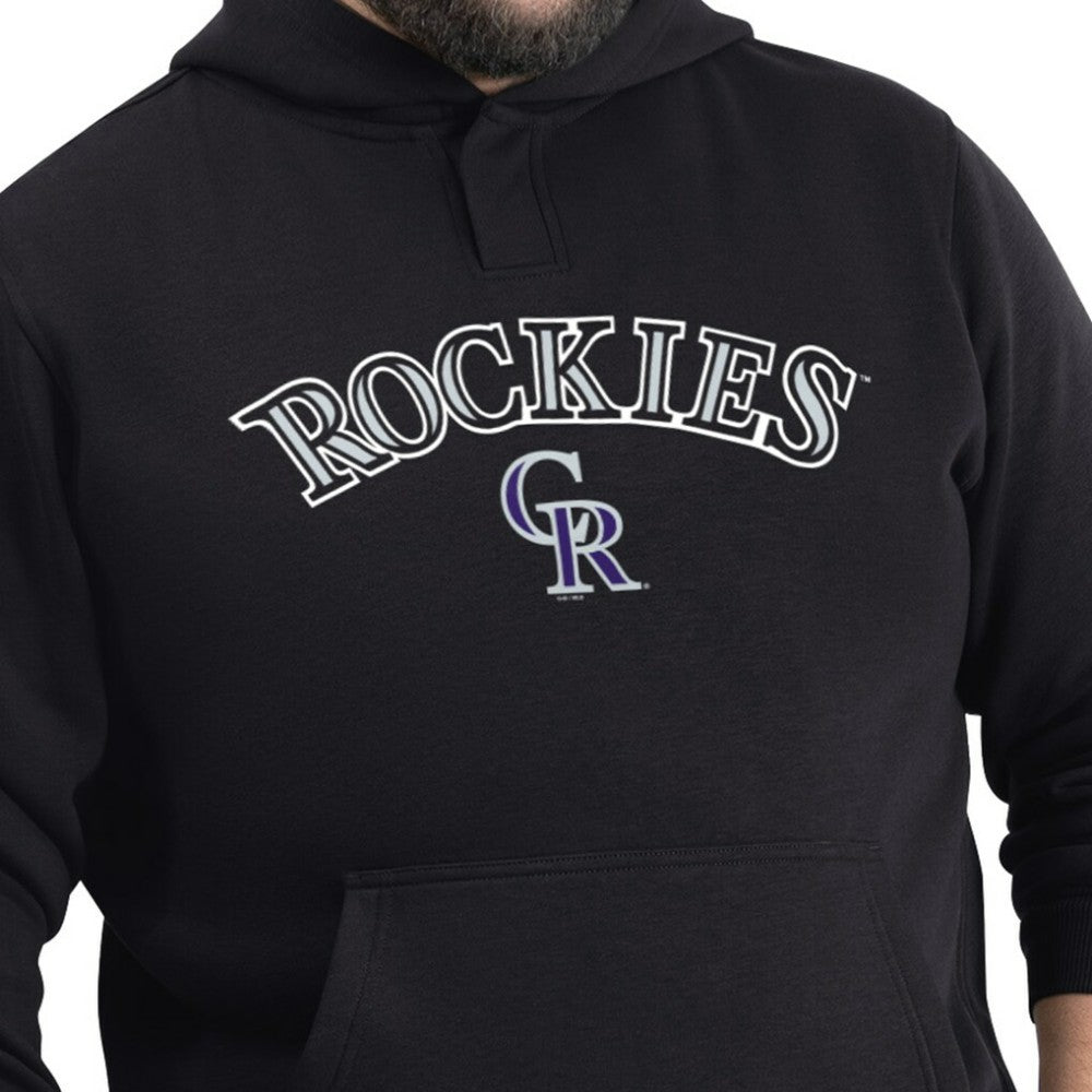Colorado Rockies G-III Sports by Carl Banks Adaptive Lockup Fleece Hoodie Black